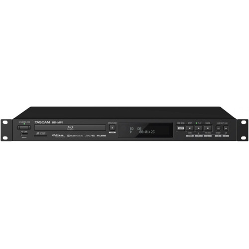 Tascam BD-MP1 мультимедиа плеер Blu-ray, DVD, CD, SD карт, USB Tascam BD-MP1 мультимедиа плеер Blu-ray, DVD, CD, SD карт, USB