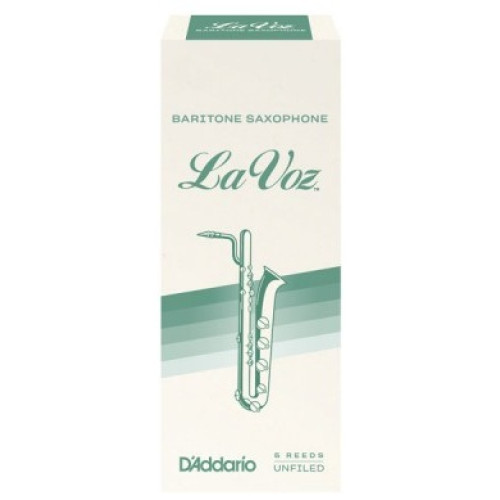 Rico RLC05MS трости для баритон-саксофона средние мягкие, La Voz, (MS), 5 шт в пачке Rico RLC05MS трости для баритон-саксофона средние мягкие, La Voz, (MS), 5 шт в пачке