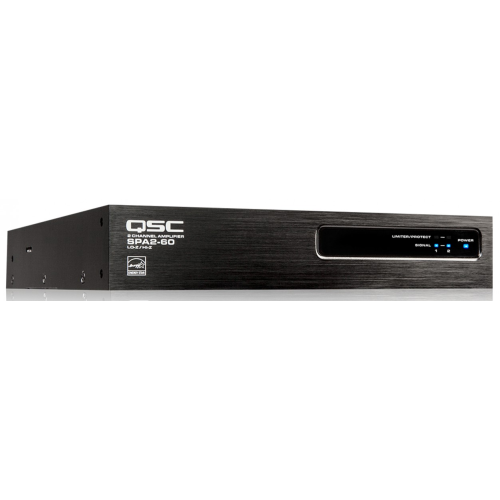 QSC SPA2-60 2-канальный усилитель мощности, 100В QSC SPA2-60 2-канальный усилитель мощности, 100В