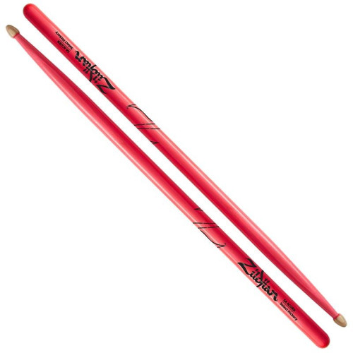 Zildjian Z5AACDGP 5A Acorn Neon Pink барабанные палочки с деревянным наконечником, цвет неоновый розовый Zildjian Z5AACDGP 5A Acorn Neon Pink барабанные палочки с деревянным наконечником, цвет неоновый розовый