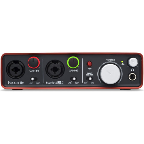 Focusrite Scarlett 2i2 2nd Gen USB аудио интерфейс, 2 входа/2 выхода Focusrite Scarlett 2i2 2nd Gen USB аудио интерфейс, 2 входа/2 выхода