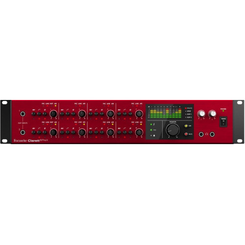 Focusrite Clarett 8PreX Thunderbolt аудиоинтерфейс Focusrite Clarett 8PreX Thunderbolt аудиоинтерфейс