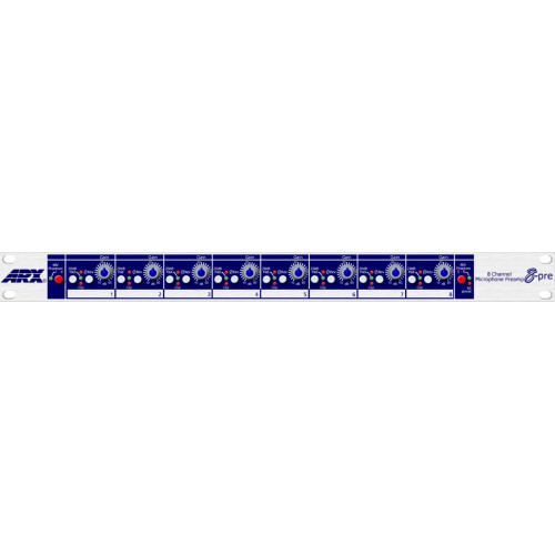 ARX 8-pre микрофонный предусилитель ARX 8-pre микрофонный предусилитель