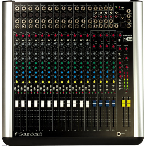 Soundcraft Spirit M12 20-канальный микшерный пульт Soundcraft Spirit M12 20-канальный микшерный пульт