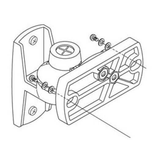 RCF MA 7W пара кронштейнов для настенной установки акустической системы RCF MA 7W пара кронштейнов для настенной установки акустической системы