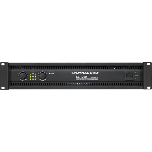 Dynacord SL1200 усилитель мощности, 2 канала x 380 Вт @ 8 ом, 600 Вт @ 4 ом, 900 Вт @ 2 ом, класс AB Dynacord SL1200 усилитель мощности, 2 канала x 380 Вт @ 8 ом, 600 Вт @ 4 ом, 900 Вт @ 2 ом, класс AB