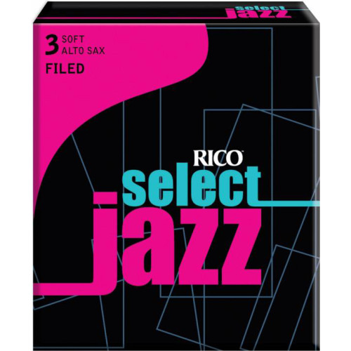Rico RSF10ASX3S трости для альт-саксофона, Select Jazz Filed (3S), 10 шт. В пачке Rico RSF10ASX3S трости для альт-саксофона, Select Jazz Filed (3S), 10 шт. В пачке