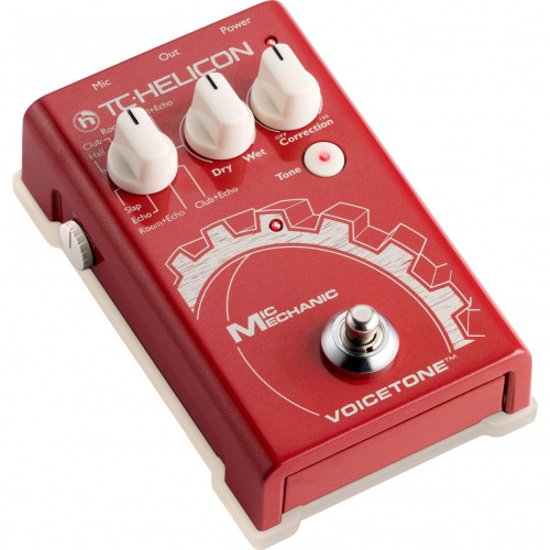 TC Helicon VoiceTone Mic Mechanic напольная вокальная педаль эффектов TC Helicon VoiceTone Mic Mechanic напольная вокальная педаль эффектов