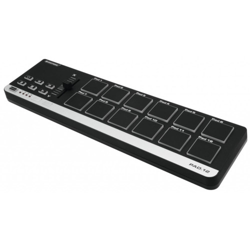Omnitronic PAD-12 MIDI Controller портативный USB-MIDI-контроллер Omnitronic PAD-12 MIDI Controller портативный USB-MIDI-контроллер