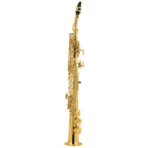 Amati ASS 63-O саксофон сопрано in Bb, изогнутая шейка, лак золото, с кейсом и мундштуком Amati ASS 63-O саксофон сопрано in Bb, изогнутая шейка, лак золото, с кейсом и мундштуком