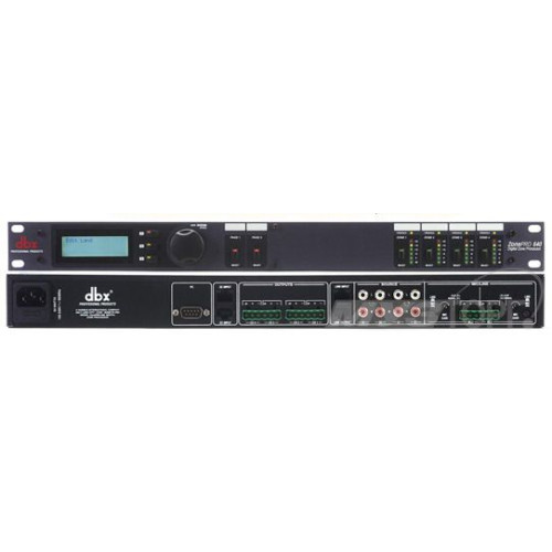 DBX ZonePro 641 Аудио процессор для многозонных систем 6 входов/ 4 выхода, подавитель обратной связи, динамическая обработка, эквализация, задержка DBX ZonePro 641 Аудио процессор для многозонных систем 6 входов/ 4 выхода, подавитель обратной связи, динамическая обработка, эквализация, задержка