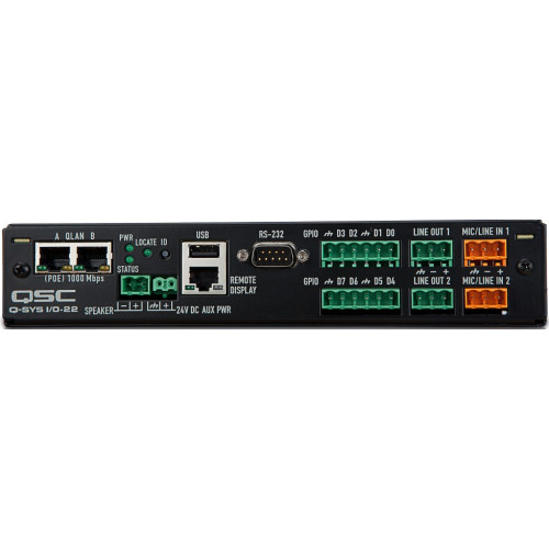 QSC I/O 22 модуль входов/выходов QSC I/O 22 модуль входов/выходов