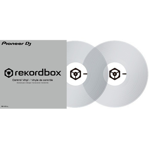Pioneer RB-VD1-CL тайм-код пластинки для rekordbox DVS, прозрачные (пара)