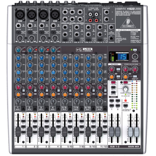 Behringer Xenyx X1622USB микшерный пульт с USB-интерфейсом Behringer Xenyx X1622USB микшерный пульт с USB-интерфейсом