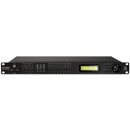 Xilica XP-4080 цифровой свободно конфигурируемый процессор-контроллер акустических систем, 4 входа, 8 выходов Xilica XP-4080 цифровой свободно конфигурируемый процессор-контроллер акустических систем, 4 входа, 8 выходов