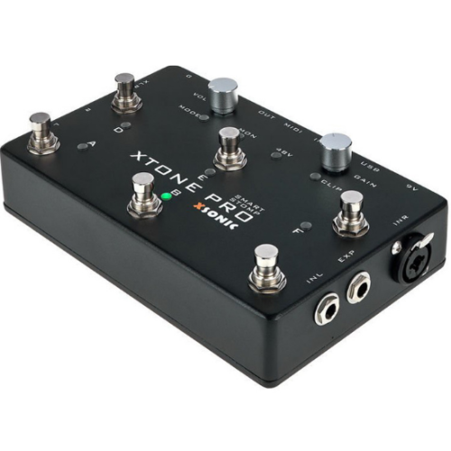 XSonic XTone Pro гитарный USB-аудиоинтерфейс с ножным контроллером XSonic XTone Pro гитарный USB-аудиоинтерфейс с ножным контроллером