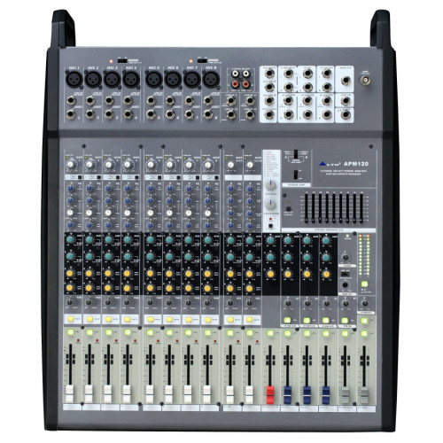 Alto APM120 активный микшерный пульт, 2х500 Вт Alto APM120 активный микшерный пульт, 2х500 Вт