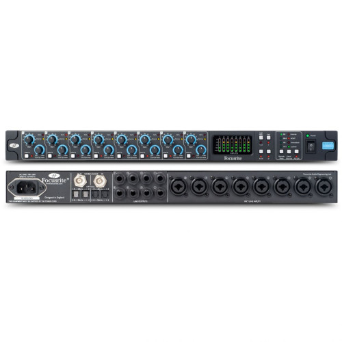 Focusrite OctoPre Mk2 Dynamic 8-канальный микрофонный предусилитель & компрессор Focusrite OctoPre Mk2 Dynamic 8-канальный микрофонный предусилитель & компрессор