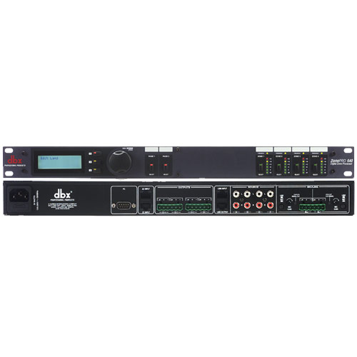 DBX Zonepro 640 Аудио процессор для многозонных систем. 6 входов, 4 выхода, подавитель обратной связи, динамическая обработка DBX Zonepro 640 Аудио процессор для многозонных систем. 6 входов, 4 выхода, подавитель обратной связи, динамическая обработка