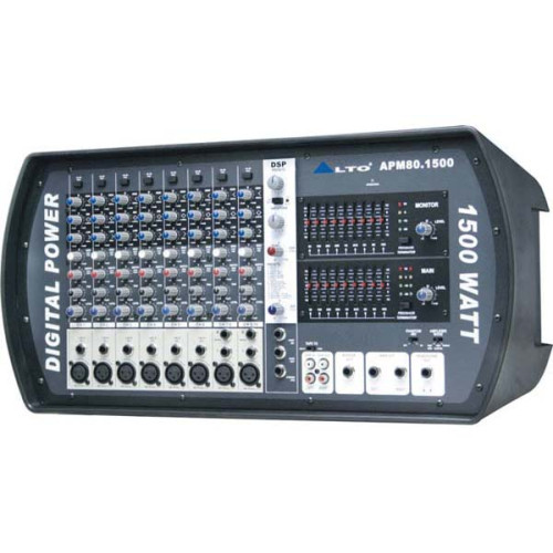Alto APM80.1500 активный микшерный пульт, 2 х 750 Вт Alto APM80.1500 активный микшерный пульт, 2 х 750 Вт