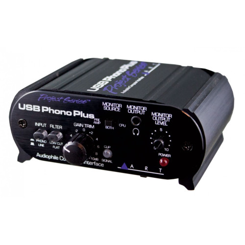 ART USBPhono Plus PS компактный AD/ DA конвертор, оптика, S/PDIF, USB