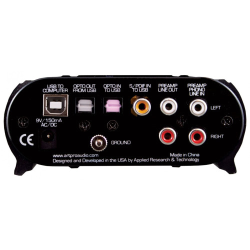 ART USBPhono Plus PS компактный AD/ DA конвертор, оптика, S/PDIF, USB ART USBPhono Plus PS компактный AD/ DA конвертор, оптика, S/PDIF, USB