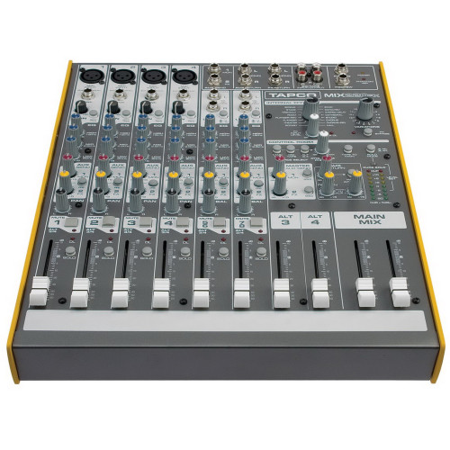 Tapco Mix 220FX 8-канальный микшер с процессором эффектов Tapco Mix 220FX 8-канальный микшер с процессором эффектов