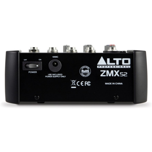 Alto ZMX52 Zephyr компактный микшерный пульт Alto ZMX52 Zephyr компактный микшерный пульт