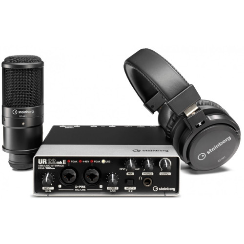 Steinberg UR22 MKII Recording Pack комплект для звукозаписи Steinberg UR22 MKII Recording Pack комплект для звукозаписи
