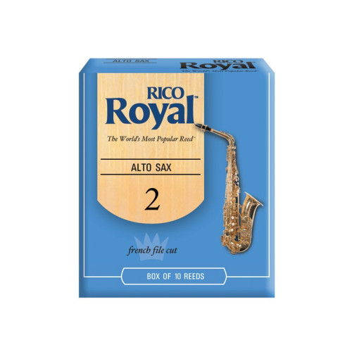 Rico Royal RJB1020 Alto Sax, #2, 10 BX трости для альт саксофона, размер 2, 10 шт