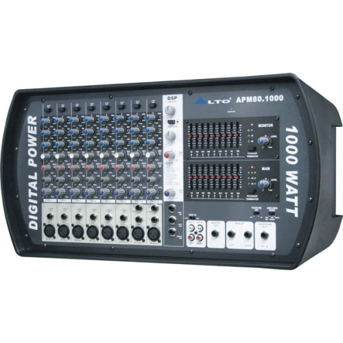 Alto APM80.1000 активный микшерный пульт, 2х500 Вт Alto APM80.1000 активный микшерный пульт, 2х500 Вт