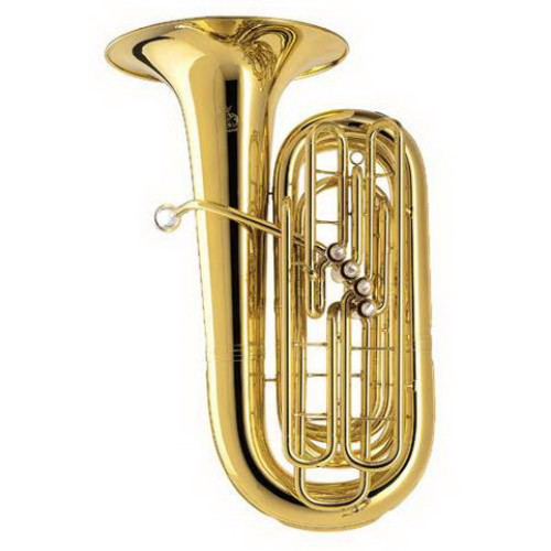Amati ABB 323 туба Bb 4х помповая (помпы-фронт), компактная, лак золото, без кейса