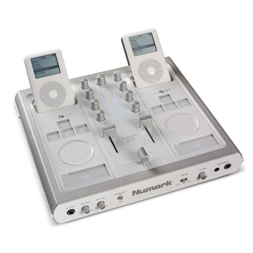 Numark iDJ DJ-пульт 2 канала + cтранция управления 2 проигрывателями iPOD Numark iDJ DJ-пульт 2 канала + cтранция управления 2 проигрывателями iPOD