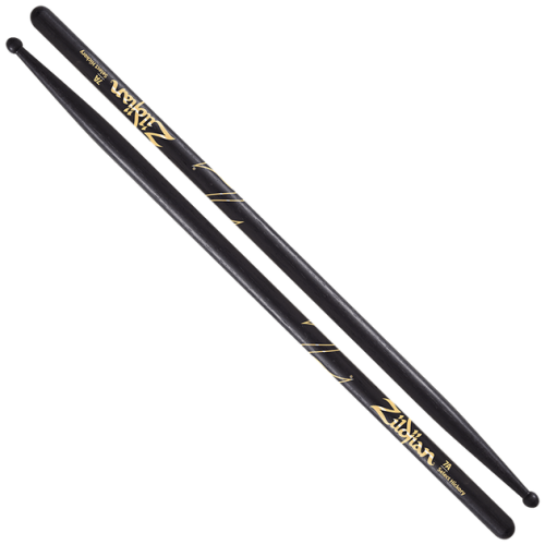 Zildjian 07A ONIIX 7A барабанные палочки с деревянным наконечником, цвет черный Zildjian 07A ONIIX 7A барабанные палочки с деревянным наконечником, цвет черный