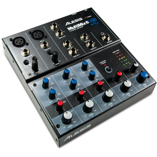 Alesis MultiMix 6 USB компактный микшерный пульт с USB-интерфейсом