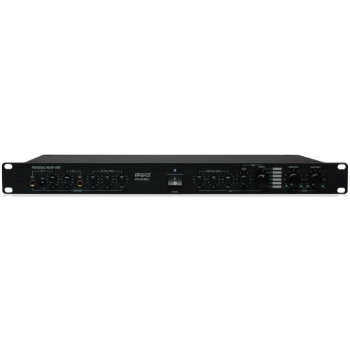 Biamp PM7400 MKII стереофонический микшер-предусилитель, с двухзонным выходом, 1U Biamp PM7400 MKII стереофонический микшер-предусилитель, с двухзонным выходом, 1U