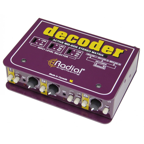 Radial Decoder MS-матрица с тремя микрофонными предусилителями Radial Decoder MS-матрица с тремя микрофонными предусилителями