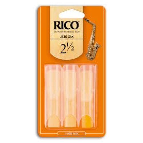 Rico Royal RJA0325 Alto Sax #2.5 3BX трости для альт саксофона, размер 2.5, 3 шт