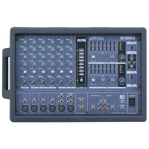 Yamaha EMX-66M микшер(моно) с усилителем: 6вх., 2х300вт / 4ом, 8прогр.DSP, 7полос. граф. экв Yamaha EMX-66M микшер(моно) с усилителем: 6вх., 2х300вт / 4ом, 8прогр.DSP, 7полос. граф. экв