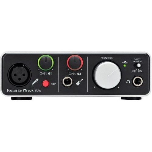 Focusrite iTrack Solo (Lightning) USB интерфейс Focusrite iTrack Solo (Lightning) USB интерфейс
