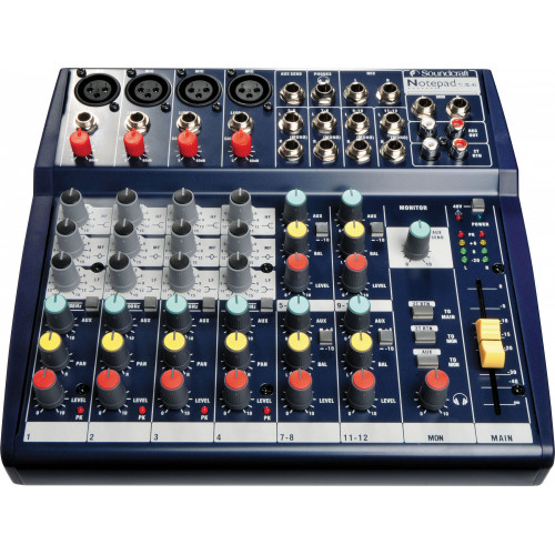 Soundcraft Notepad124 компактный микшерный пульт