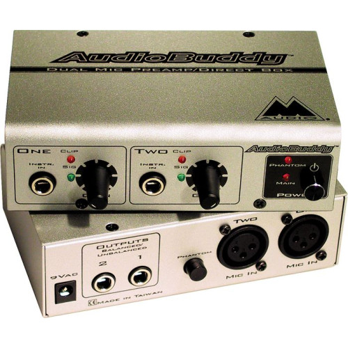 M-Audio AudioBuddy внешний микрофонный и гитарный предусилитель
