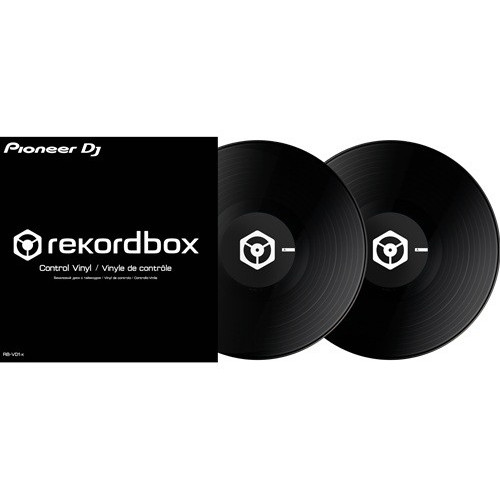 Pioneer RB-VD1-K тайм-код пластинки для rekordbox DVS, черные (пара)