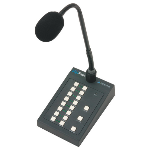 Amis DigiPage DP16M микрофонная панель для DigiPage на 16 зон, коммутация CAT5 Amis DigiPage DP16M микрофонная панель для DigiPage на 16 зон, коммутация CAT5