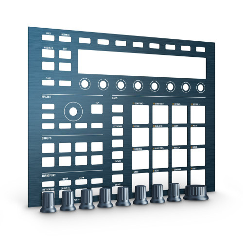 Native Instruments Maschine Mk2 Custom Kit Steel Blue набор из цветных ручек и накладок для кастомизации Maschine Mk2, цвет синий Native Instruments Maschine Mk2 Custom Kit Steel Blue набор из цветных ручек и накладок для кастомизации Maschine Mk2, цвет синий