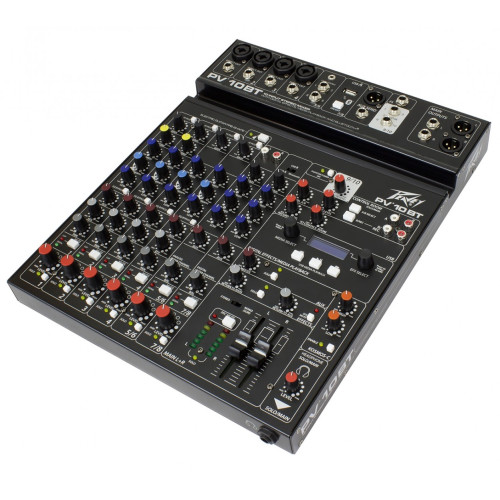 Peavey PV 10 BT 10-канальный аналоговый микшерный пульт с Bluetooth и USB Peavey PV 10 BT 10-канальный аналоговый микшерный пульт с Bluetooth и USB