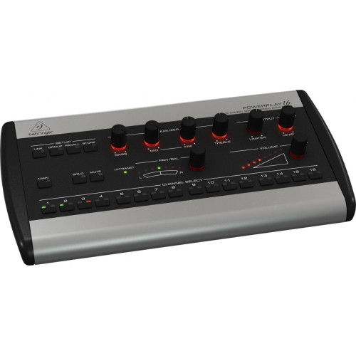 Behringer P16-M PowerPlay 16 цифровой микшерный пульт 16-канальный Behringer P16-M PowerPlay 16 цифровой микшерный пульт 16-канальный