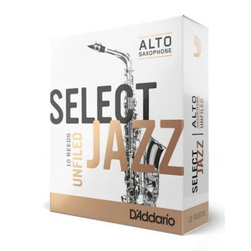 Rico RRS10ASX2H трости для альт-саксофона, Select Jazz Unfiled (2H), 10 шт. в пачке Rico RRS10ASX2H трости для альт-саксофона, Select Jazz Unfiled (2H), 10 шт. в пачке