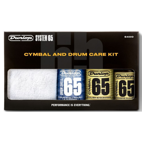 Dunlop System 65 Cymbal And Drum Care Kit 6400 набор для ухода за барабанами, 3 средства Dunlop System 65 Cymbal And Drum Care Kit 6400 набор для ухода за барабанами, 3 средства