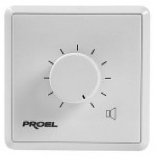 Proel TRV120B аттенюатор встраиваемый в стену, цвет белый Proel TRV120B аттенюатор встраиваемый в стену, цвет белый
